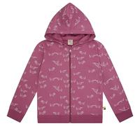 loud + proud Sweatjacke mit Kapuze, GOTS zertifiziert