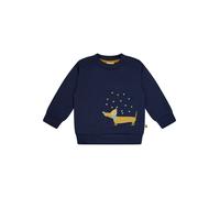 loud + proud Babys & Kinder Sweatshirt mit Druckmotiv, GOTS-zertifiziert Ultramarine(Blau) 122/128