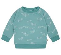 loud + proud Babys & Kinder Sweatshirt mit Alloverdruck, GOTS-zertifiziert Oregano(Grün) 122/128