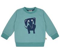 loud + proud Babys & Kinder Sweatshirt mit Druckmotiv, GOTS-zertifiziert Oregano(Grün) 122/128