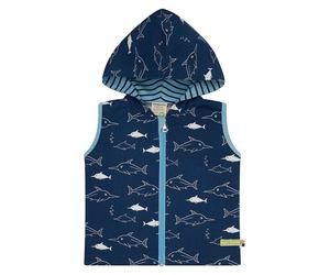 loud + proud Sweatweste in Dunkelblau - Größe 122/128 | Babyjacken