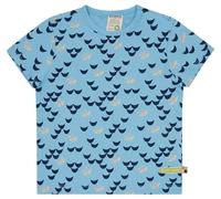 loud + proud Babys & Kinder T-Shirt Druck, GOTS-zertifiziert Air(Blau) 74/80
