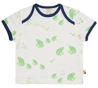 Kurzarm Shirt Frosch hellgrün 74/80