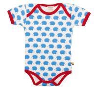 loud + proud Unisex Baby (0-24 Monate) Body 201, Animalprint, Gr. 56 (Herstellergröße: 50/56), Blau (Sky sk)