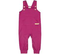 loud + proud Unisex Baby aus Bio Baumwolle, Gots Zertifiziert Latzhose, beere, 98-104 EU