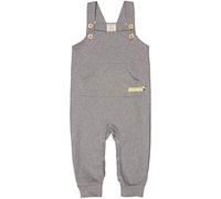 loud + proud Unisex Baby aus Bio Baumwolle, Gots Zertifiziert Latzhose, Grau (Grey Gr), 98-104 EU