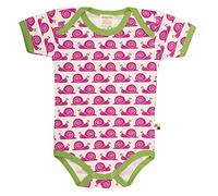 loud + proud Unisex Baby Body 201, Gr. 68 (Herstellergröße: 62/68), Violett (Fuchsia fu)