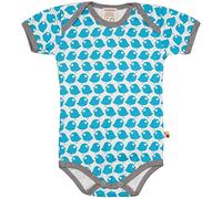 loud + proud Unisex Baby Body Kurzarm aus Bio Baumwolle, GOTS Zertifiziert Spieler, per Pack Blau (Petrol pe), 62/68 (Herstellergröße: 62/68)