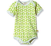 loud + proud Unisex Baby Body Kurzarm, Gr. 68 (Herstellergröße: 62/68), Grün (Lime li)