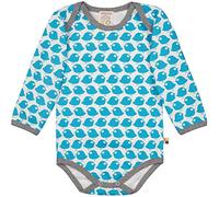 loud + proud Unisex Baby Body Langarm aus Bio Baumwolle, GOTS zertifiziert Spieler, per pack Blau (Petrol pe), 62/68 (Herstellergröße: 62/68)