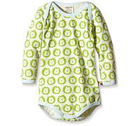 loud + proud Unisex Baby Body Langarm, Gr. 68 (Herstellergröße: 62/68), Grün (Lime li)