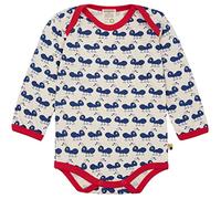 loud + proud Babys & Kinder, Body Langarm, GOTS-zertifiziert Ultramarine (Blau) 50/56