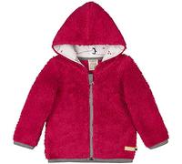 loud + proud Unisex Baby Jacke Plüsch aus Bio Baumwolle, GOTS Zertifiziert 3050, Einfarbig, Gr. 68 (Herstellergröße: 62/68), Rosa (Berry Ber)