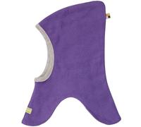 loud + proud Unisex Baby Lt1 Schlupfmütze Fleece, GOTS Zertifiziert Sturmhaube, Violet, 62 -68 EU