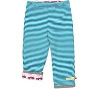 loud + proud Unisex Baby Omkeerbare broek van biologisch katoen, Gots gecertificeerd Hose, Petrol, 74-80 EU