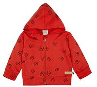 loud + proud Unisex Baby und Kind Kapuzenjacke Sweatjacke mit Druck, GOTS Zertifiziert, Baby-und Kleinkind-Ausstattung, Copper, 74/80