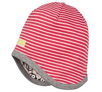 loud + proud Unisex Baby Wendemütze aus Bio Baumwolle, GOTS Zertifiziert Mütze, per Pack Rot (Tomato to), 33 (Herstellergröße: 50/56)