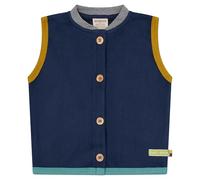 loud + proud Babys & Kinder Weste aus Baumwoll-Fleece, GOTS-zertifiziert Ultramarine(Blau) 122/128
