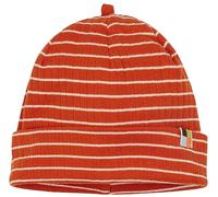 loud + proud Unisex Kinder Derby Rib, GOTS Zertifiziert Beanie-Mütze, Terracotta, 42-44 EU