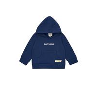 loud + proud Unisex Kinder Hoodie mit Logo, aus Bio Baumwolle, GOTS Zertifiziert (DE/NL/SE/PL, Numerisch, 116, Regular, Ultramarin)