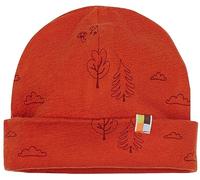 loud + proud Unisex Kinder Lt2 Strukturstrick, GOTS Zertifiziert Beanie-Mütze, Terracotta, 45-48 EU