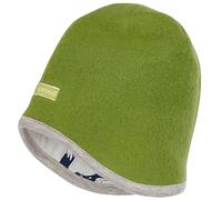 loud + proud Unisex Kinder Lt2 Wollfleece, GOTS Zertifiziert Beanie-Mütze, Grass, 42-44 EU