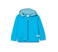 loud + proud Kapuzenjacke, GOTS-zertifiziert Petrol 122/128