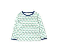 Loud + Proud Unisex Kinder Shirt Langarm mit Print Schnecke, GOTS Zertifiziert T-Shirt (1er Pack)