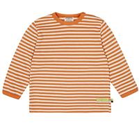 loud + proud Babys & Kinder Shirt Streifen, GOTS-zertifiziert Carrot(Orange) 50/56