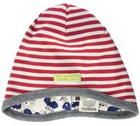 loud + proud Babys & Kinder, Wendemütze, GOTS-zertifiziert 86/92 Tomato (Rot)