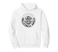 Loud Proud Volleyball Uncle Fan Grafik Pullover Hoodie