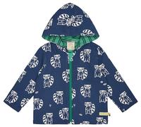 loud + proud Babys & Kinder Wasserabweisende Jacke mit Druck, GOTS-zertifiziert Ultramarine(Blau) 74/80