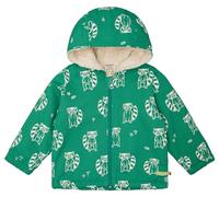 loud + proud Babys & Kinder Wasserabweisende Jacke mit Teddyfutter, GOTS-zertifiziert Plant(Grün) 122/128