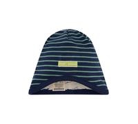loud + proud Wende-Beanie in Dunkelblau - Größe 74/80 | Baby Muetzen
