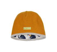 loud + proud Wende-Wollwalk-Mütze in Orange - Größe 122/128 | Baby Muetzen