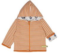 Wendejacke Kapuze Ringel orange 62/68