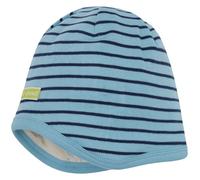 Wendemütze Ringel hellblau 98