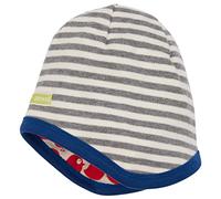 loud + proud Babys & Kinder, Wendemütze, GOTS-zertifiziert 74/80 Grey (Grau)