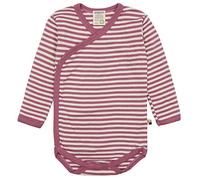 loud + proud Babys & Kinder Wickelbody langarm, GOTS-zertifiziert Grape (Rosa) 50/56