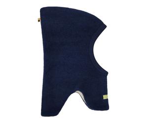 loud + proud Woll-Sturmhaube in Dunkelblau - Größe 122/128 | Baby Muetzen