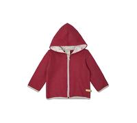 loud + proud Woll-Sweatjacke in Rot - Größe 74/80 | Baby Sweatshirts Jacken