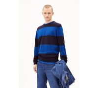 ARMEDANGELS LOUKAA STRIPES - Männer Regular Fit Strickpullover - mehrfarbig M