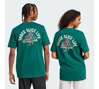 adidas Lounge Pizza Graphic T-Shirt Herren JJ4017 - collegiate green S