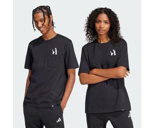 Lounge Slides Graphic Pocket T-Shirt Black S