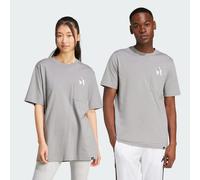 Lounge Slides Graphic Pocket T-Shirt Charcoal Solid Grey M