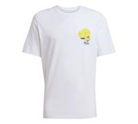 adidas Herren Lounge STILL Life Lemons Graphic T-Shirt, White, XL