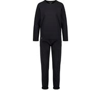 Loungeanzug ALIFE & KICKIN "Damen Loungewear Set, Jogginganzug", Damen, Gr. XL, schwarz, 95% Baumwolle, 5% Elasthan, Rundhals, Homewear-Sets (46699746-XL) schwarz