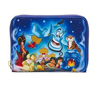 Loungefly Aladdin 30th Anniversary Ziparound Disney Wallet, Blau, Standard, Mit umlaufendem Reißverschluss