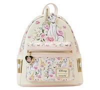 Loungefly Aristocats Duchess in Paris Floral AOP Doppelriemen Schultertasche, Mehrfarbig/Meereswellen (Ocean Tides)