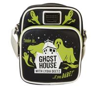 Loungefly Beetlejuice Beetlejuice Ghost House Glow Crossbody Bag, Schwarz